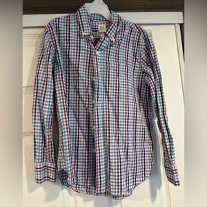 GAP Kids M (8) Plaid Button Down Shirt